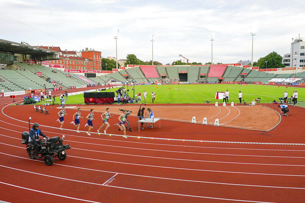 APTOPIX Norway Athletics Impossible Games